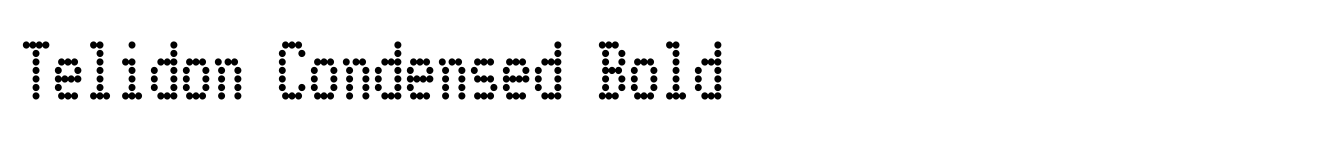 Telidon Condensed Bold image